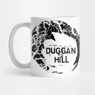 Duggan Hill - Black On White Mug